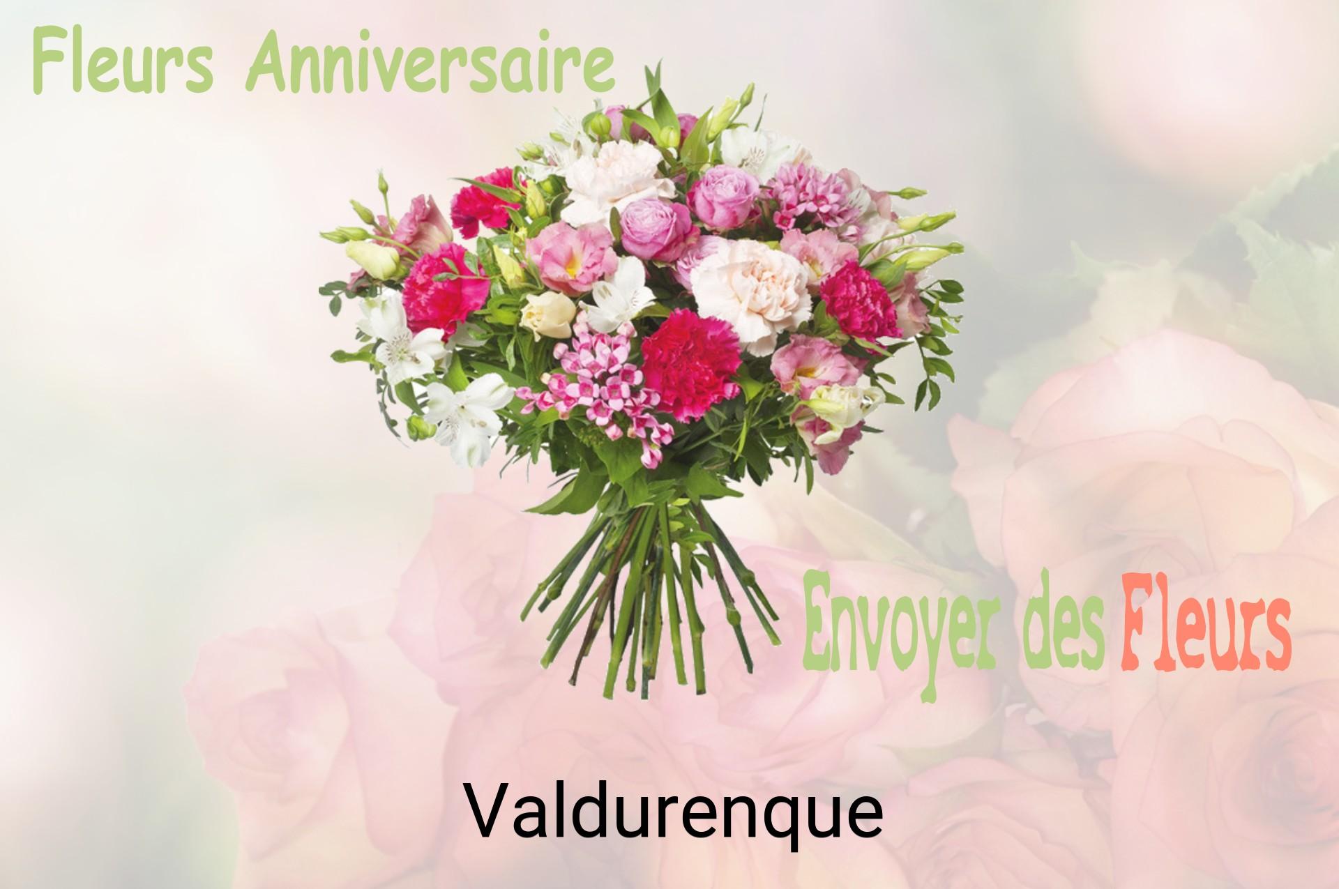 Bouquet de fleurs d’anniversaire livré à Valdurenque